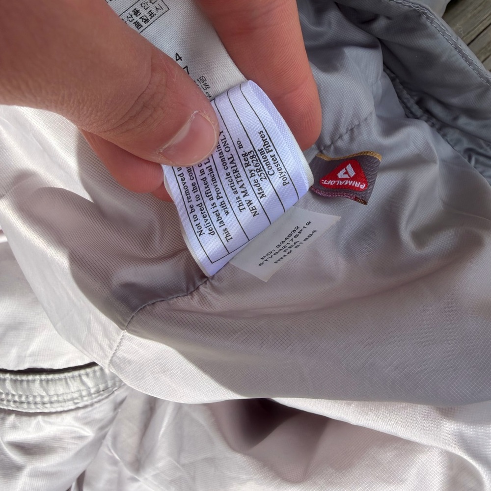 Patagonia Women’s Silver/Gray Nano Puff Jacket Medium - Picture 4 of 4